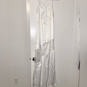 Daisy satin maxi dress #outcast #outcastexclusives #maxidress